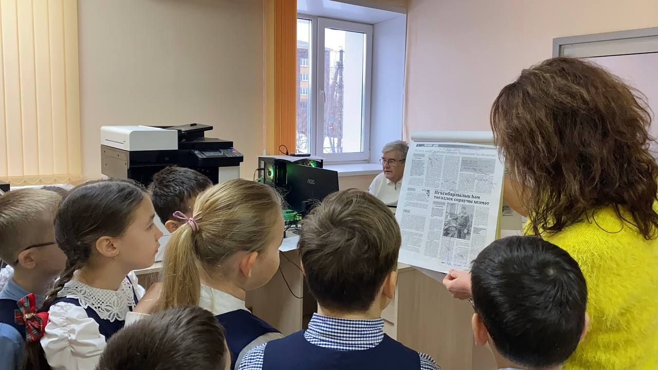 В «Кукмор-информ» с экскурсией побывали учащиеся 2 инженерного класса многопрофильного лицея