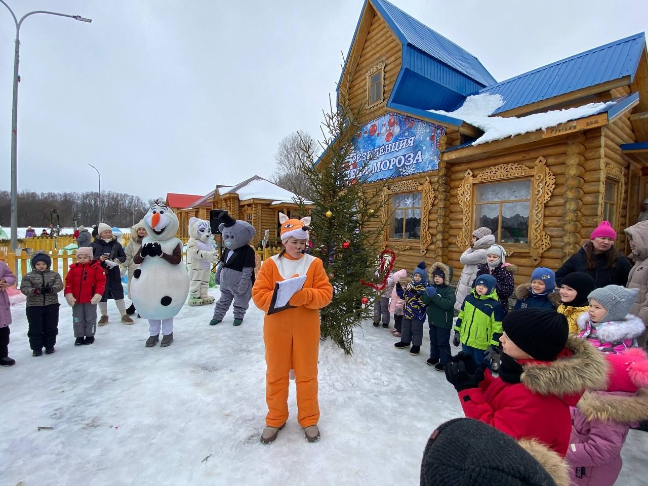 В Кукморе состоялось открытие резиденции Деда Мороза