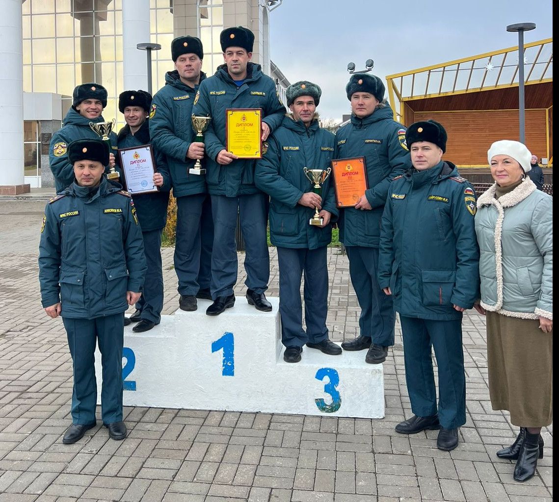 Гордость Кукморского района: Наши пожарные – на пьедестале почёта