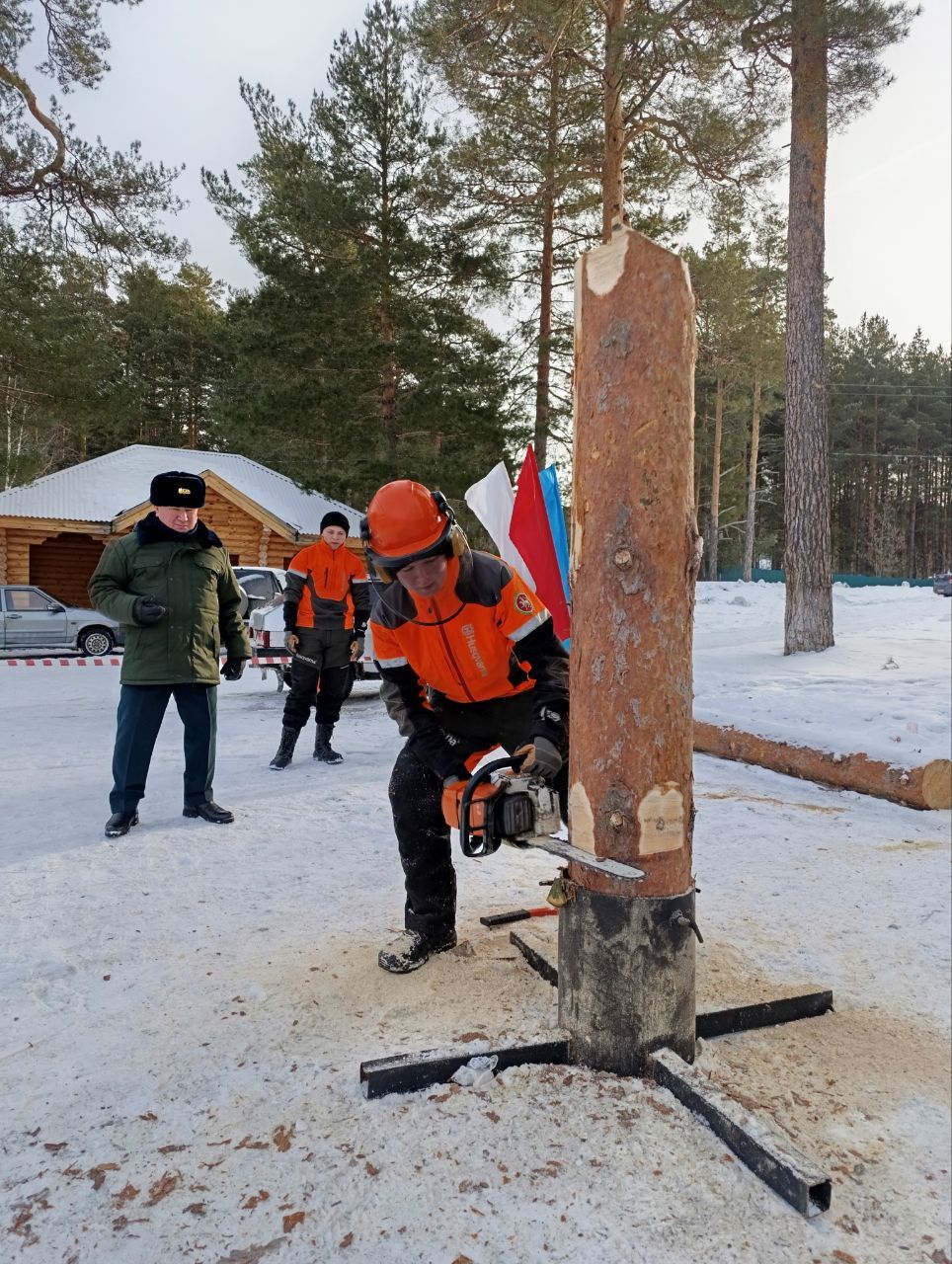 В Кукморском районе прошли соревнования по компетенции «Вальщик леса» чемпионата «Профессионалы-2025»