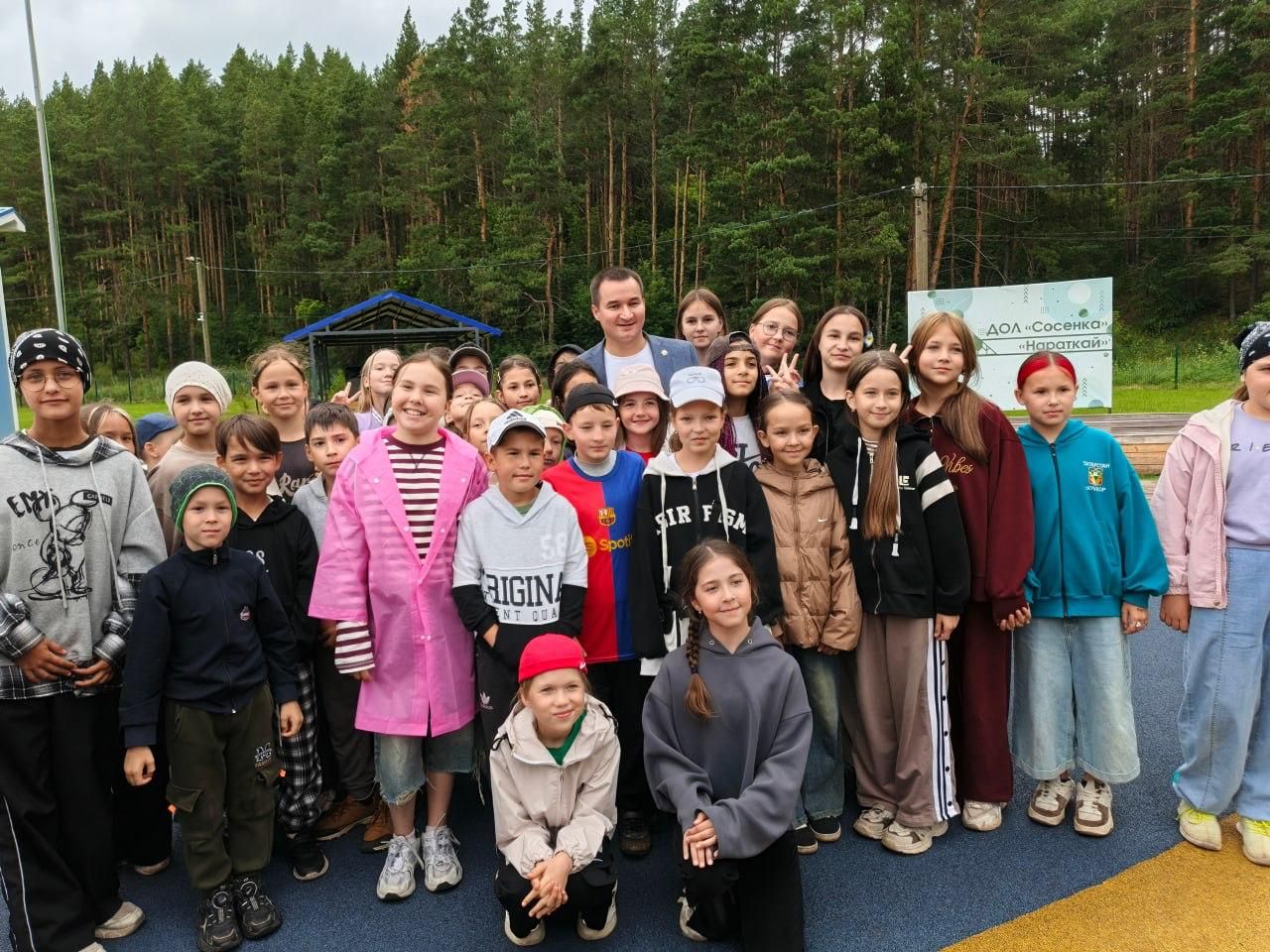 Кукмараның «Нараткай» лагерына Республиканың яшьләр эшләре буенча министры килде