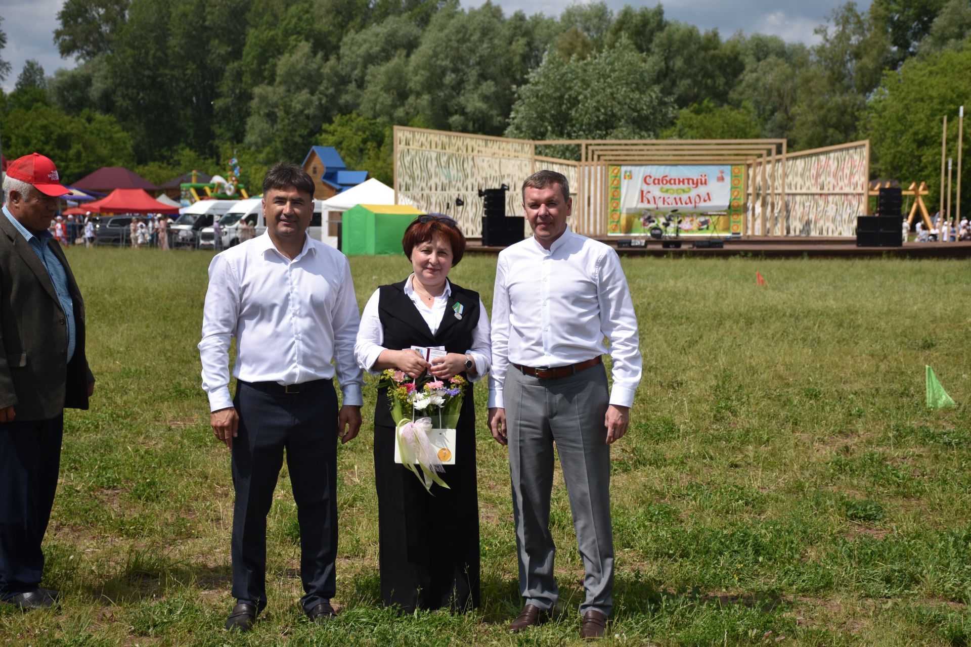 На Кукморском Сабантуе наградили жителей района