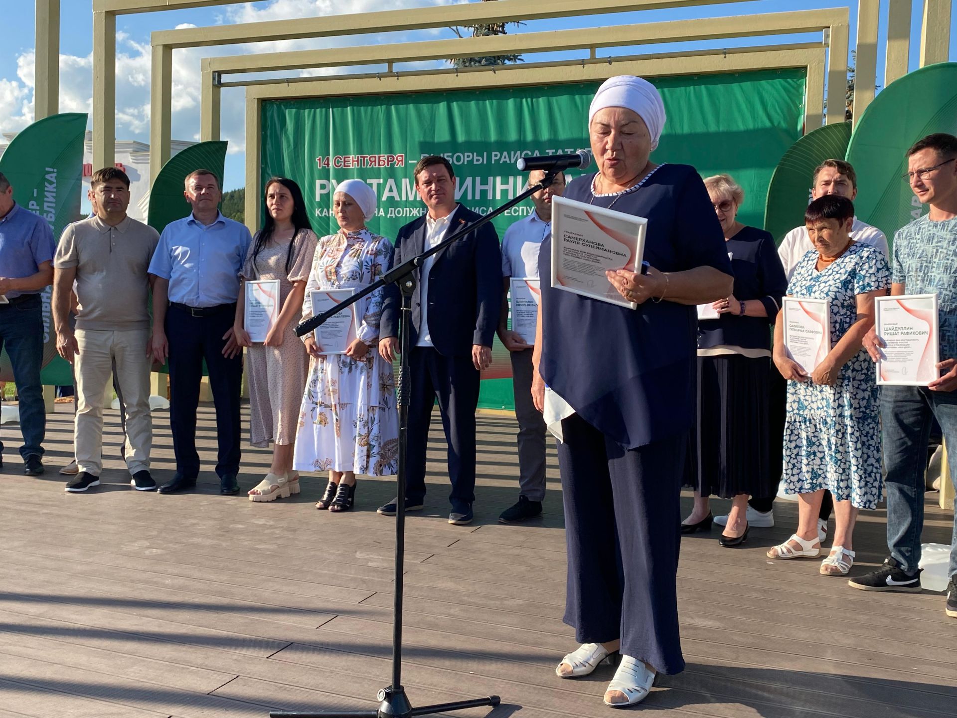 В Кукморе на Комсомольской площади состоялся фестиваль «Наш двор»