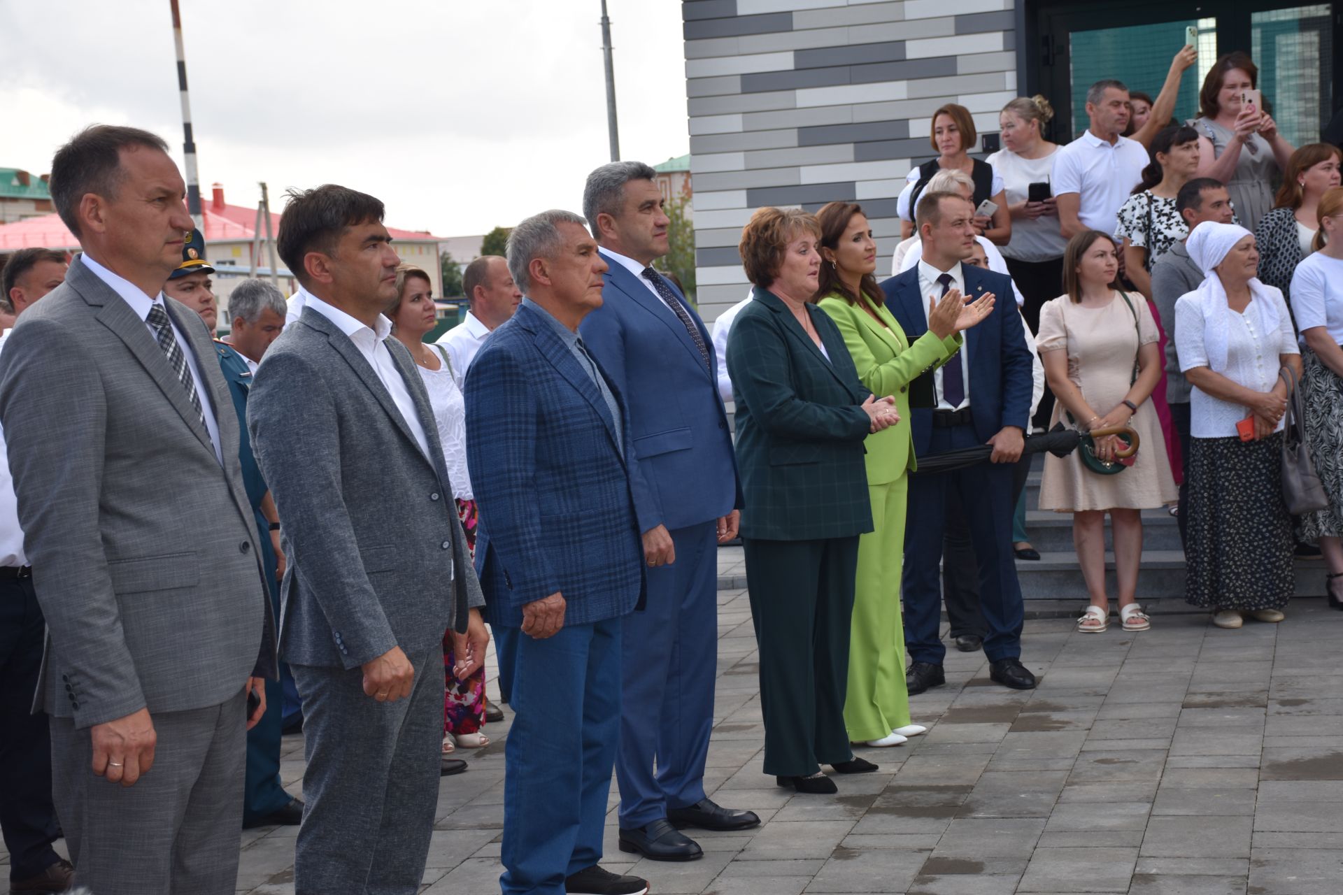 Татарстан Республикасы Рәисе Рөстәм Миңнеханов Кукмара 3нче урта мәктәбенең яңа корпусын ачты