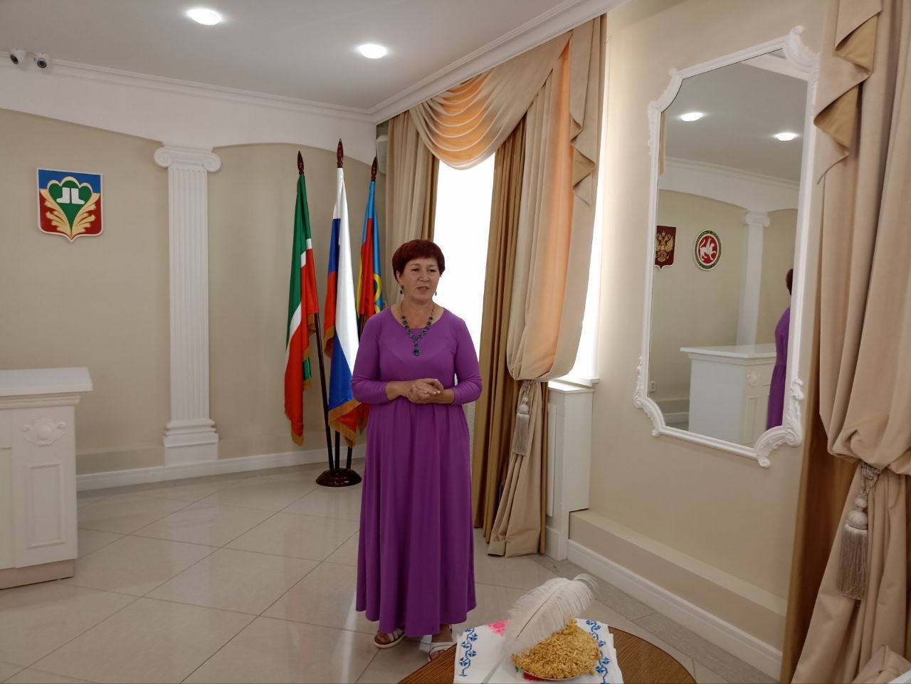 Кукмарада зөбәрҗәт туйларын үткәрүче пар «Районның мактаулы юбилярлары» китабына кертелде