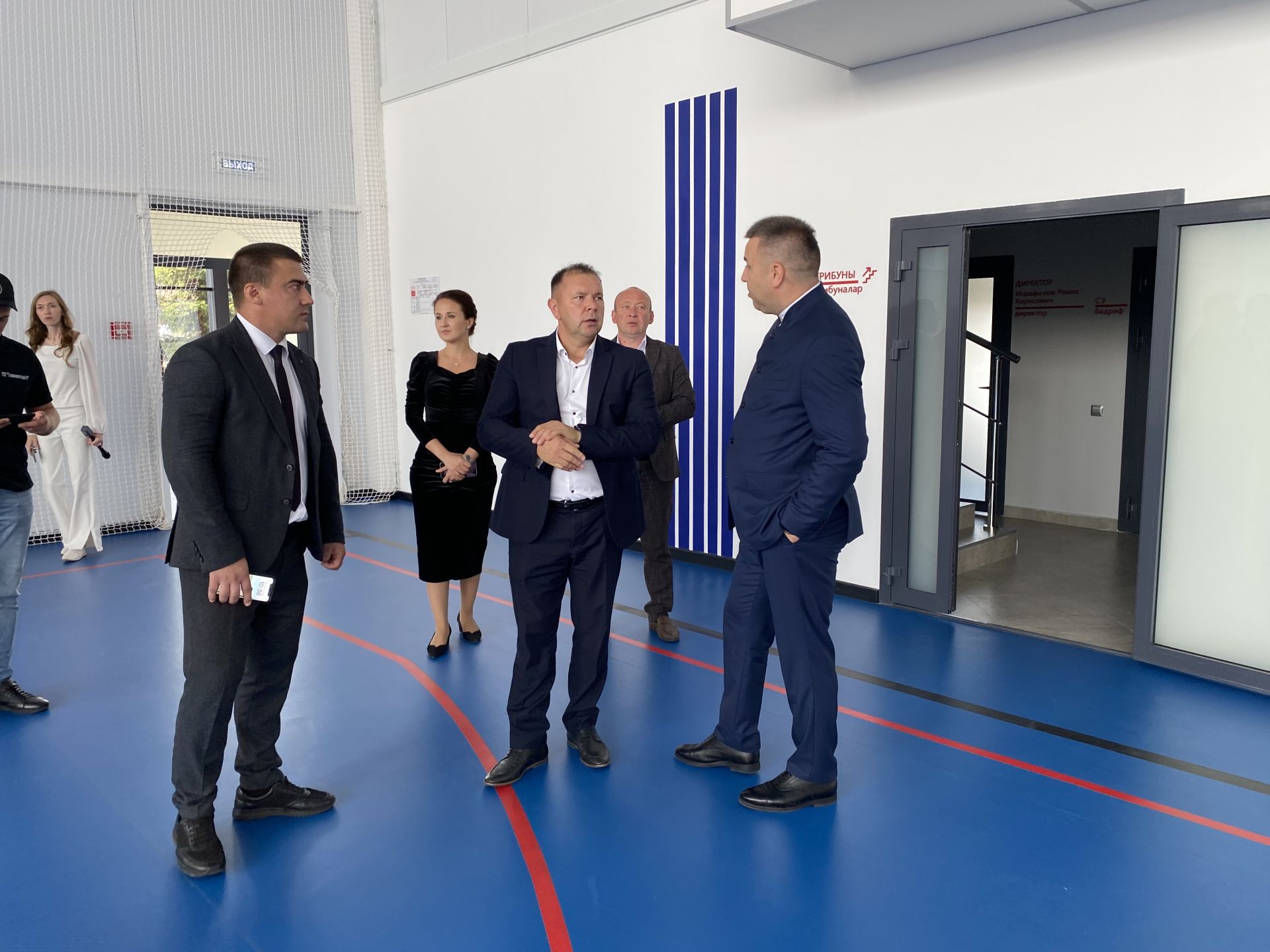 Сергей Димитриев и Ильнар Хафизов осмотрели спорткомплекс «Ялкын» и футбольный манеж «Урал»