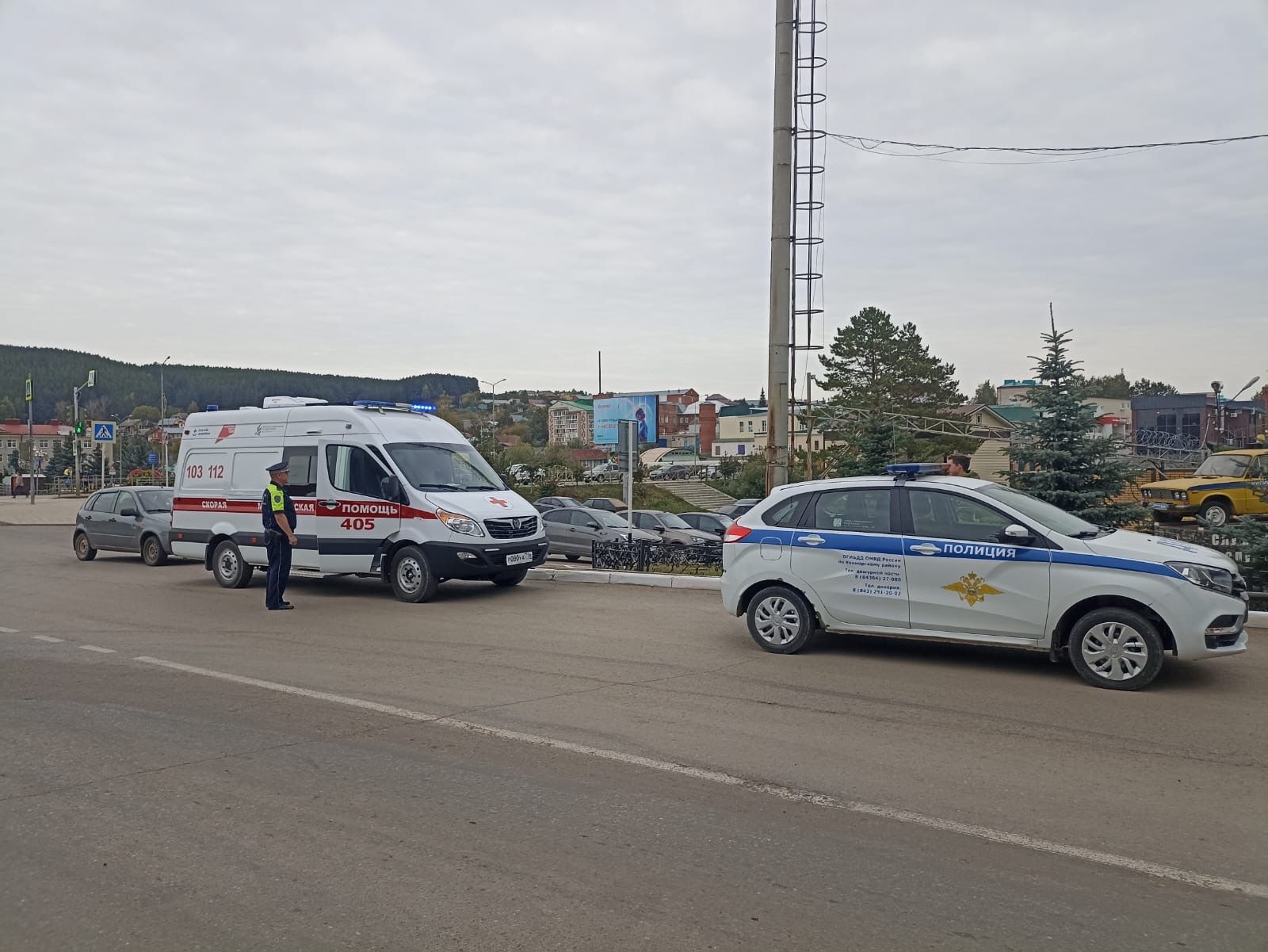 Кукмарада рейд вакытында шоферларның махсус сигналлы транспортка юл бирү-бирмәве тикшерелде