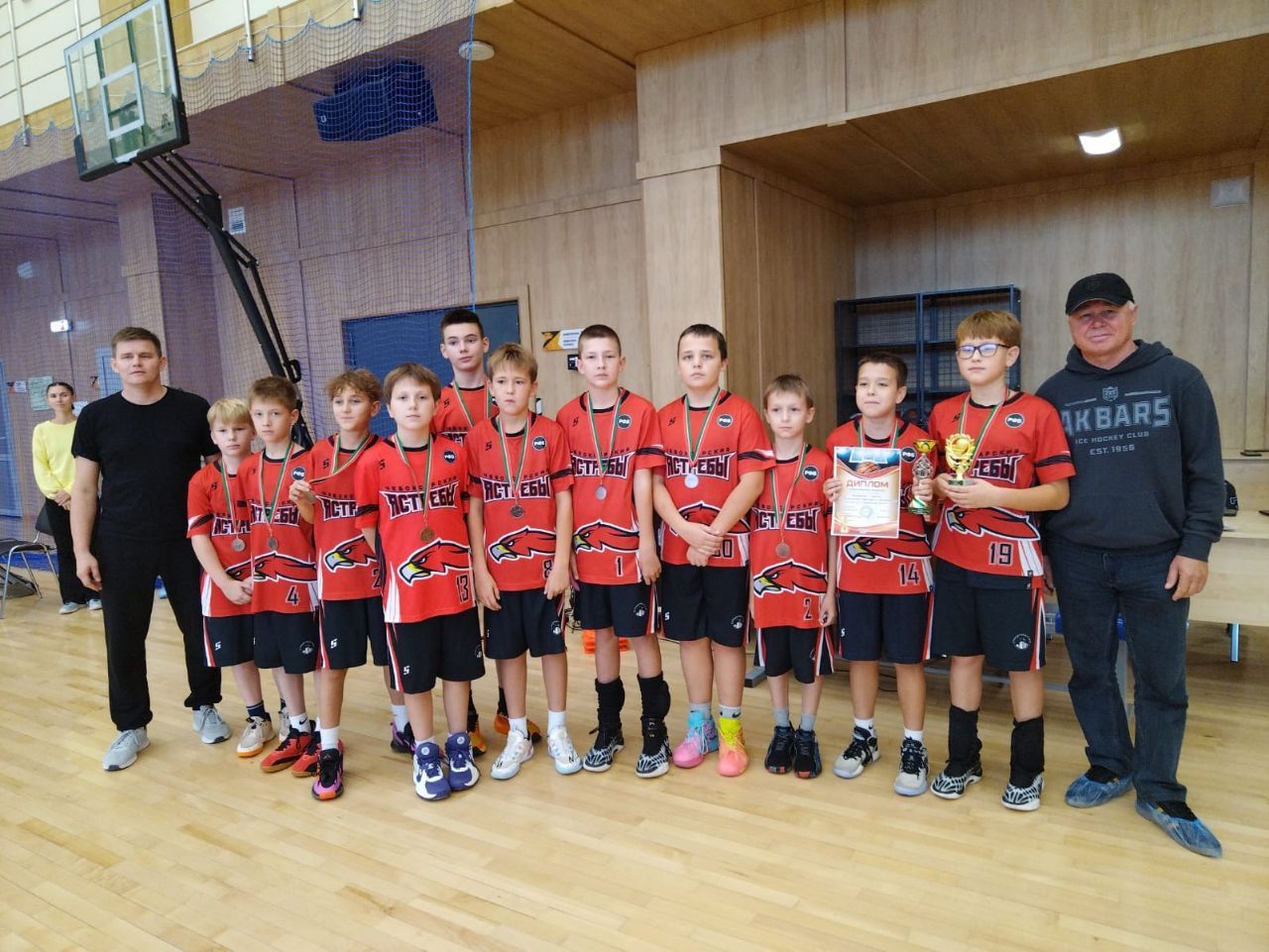 В Кукморе прошел турнир по баскетболу