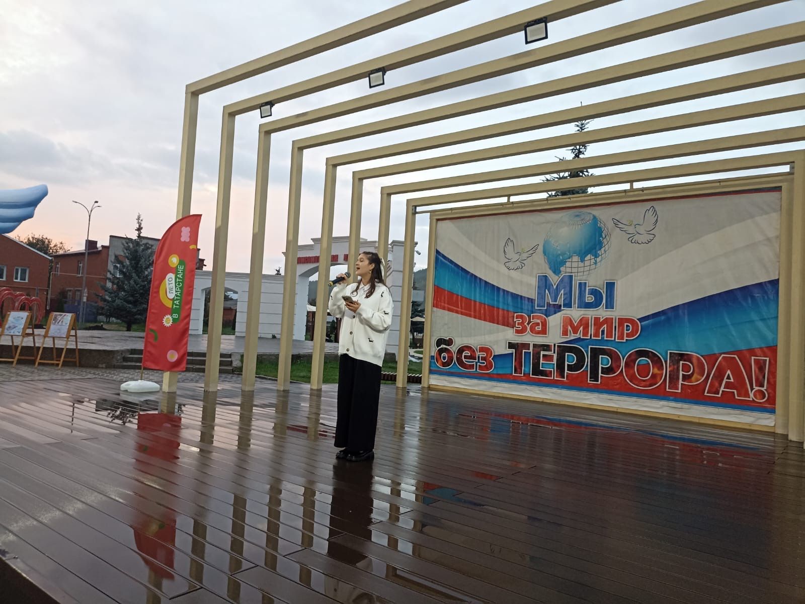 В Кукморе почтили память жертв теракта в Беслане