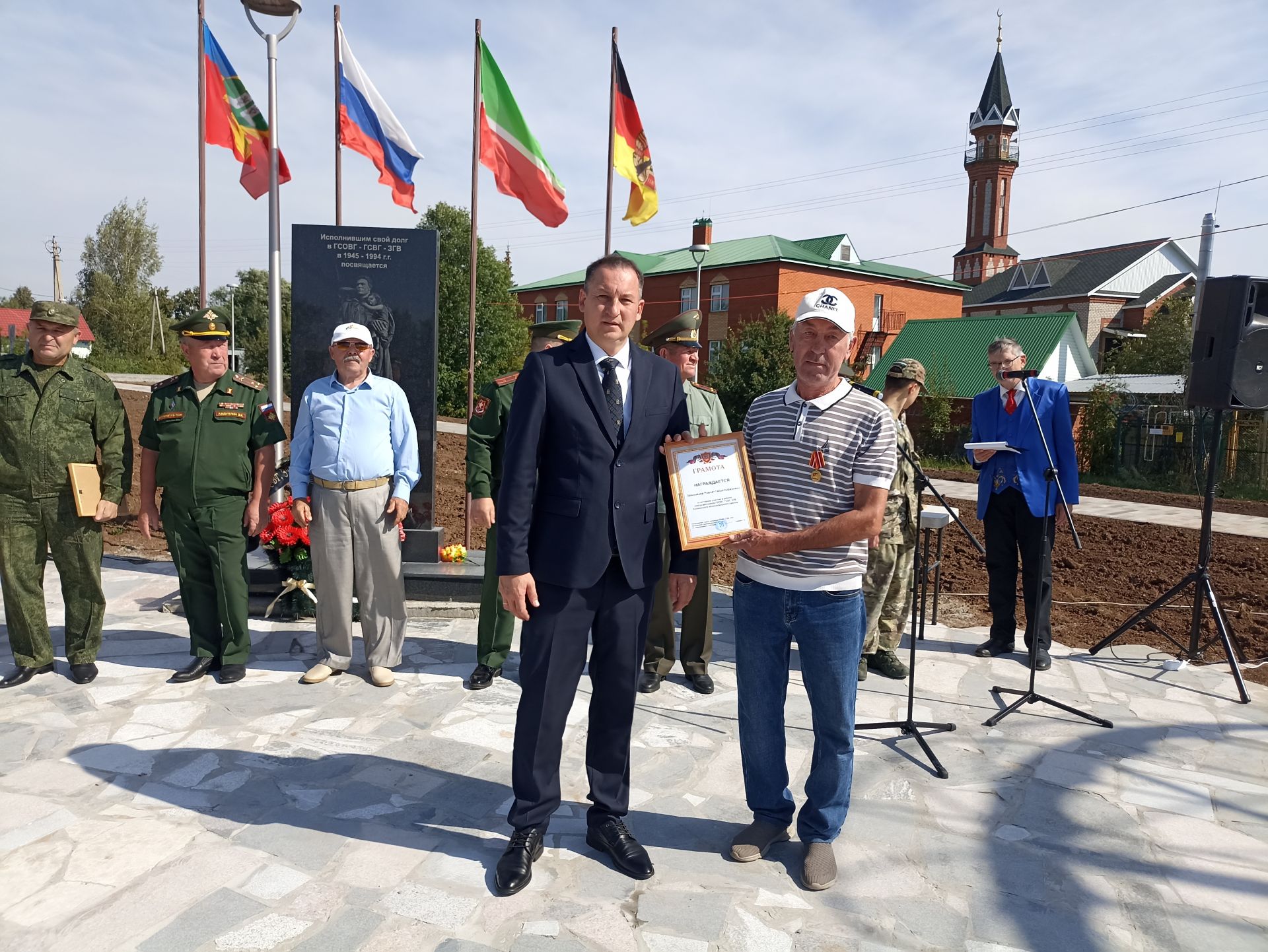 В Кукморе состоялся торжественный митинг, посвященный Дню вывода группы Советских войск из Германии