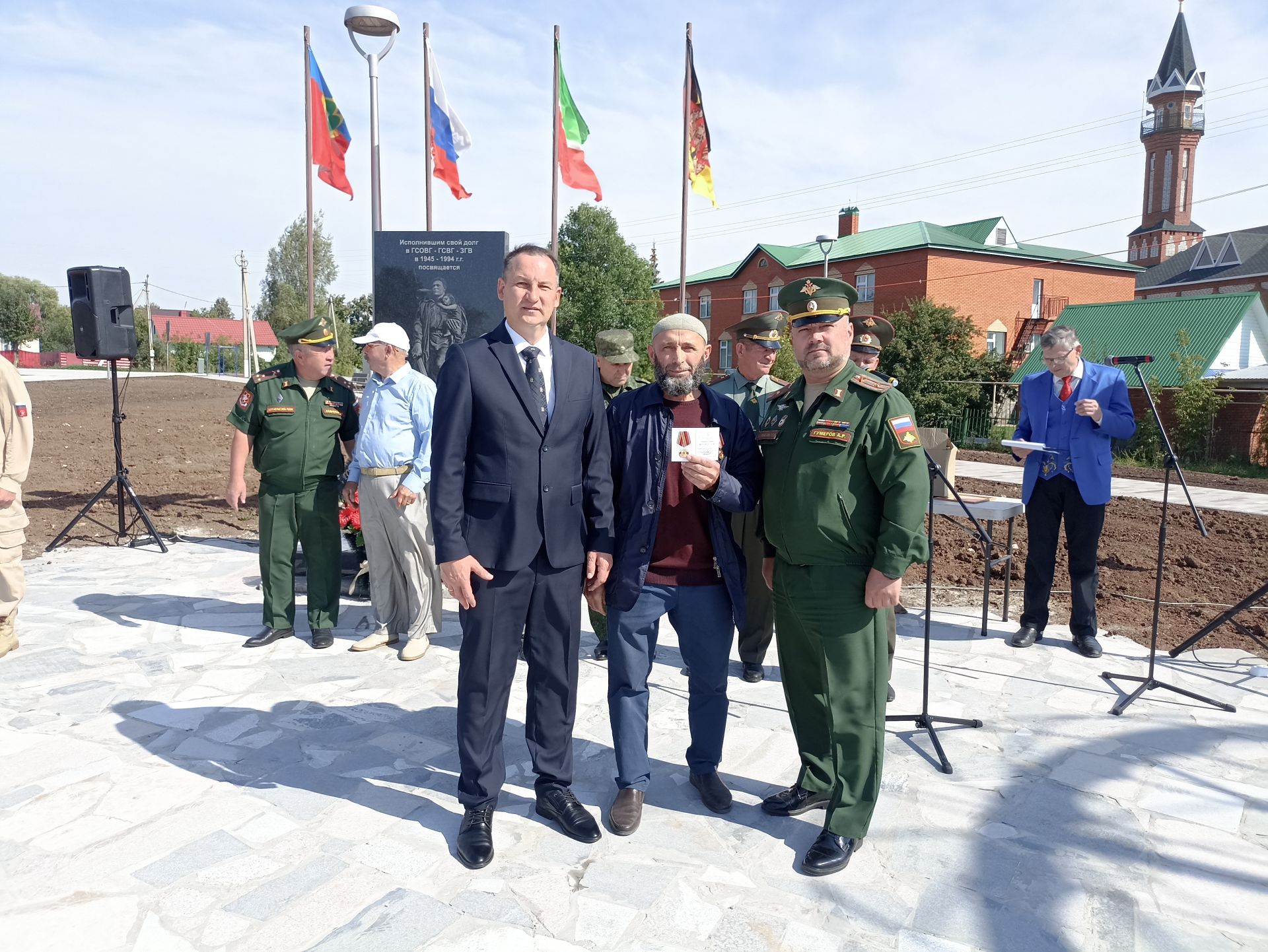 В Кукморе состоялся торжественный митинг, посвященный Дню вывода группы Советских войск из Германии