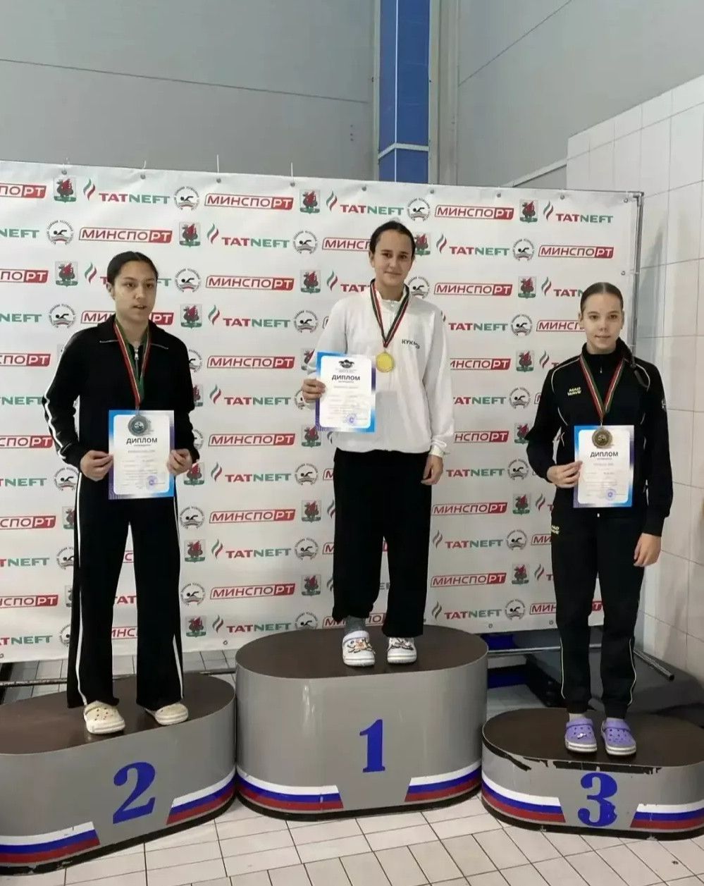 Пловчиха из Кукмора завоевала четыре медали на первенстве Татарстана