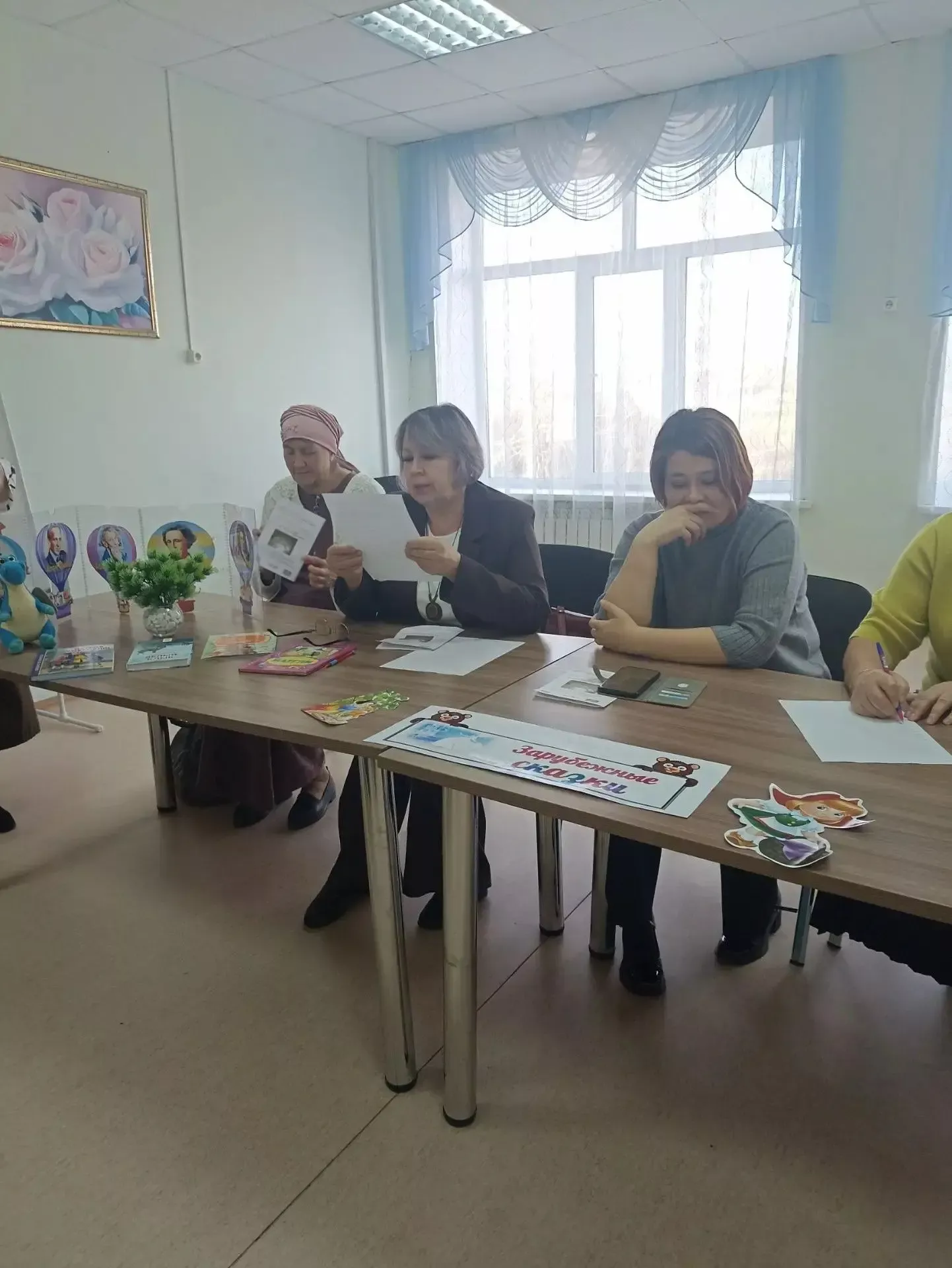 Нырты мәктәбендә китапханәчеләр тәҗрибә уртаклашты