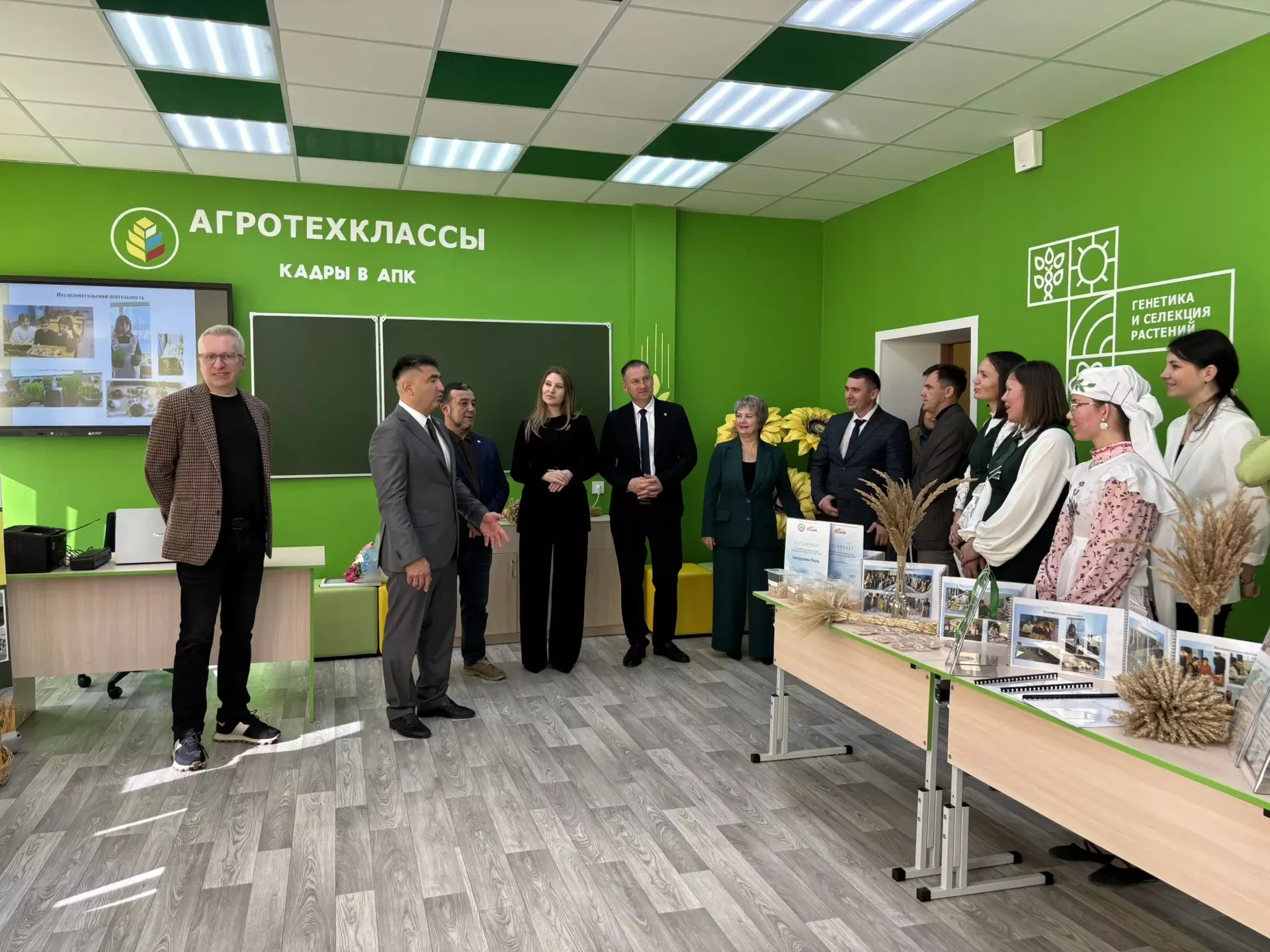 Мәчкәрә мәктәбендә агротехкласс ачылды