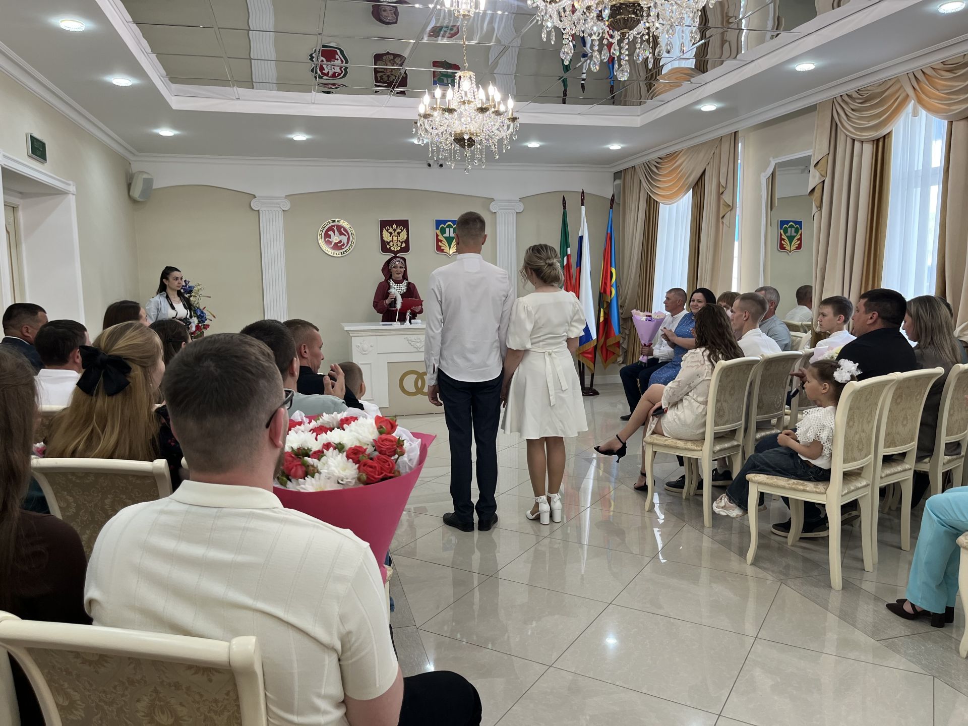 Гаилә, мәхәббәт һәм тугрылык көнендә Кукмарада яшь гаилә барлыкка килде