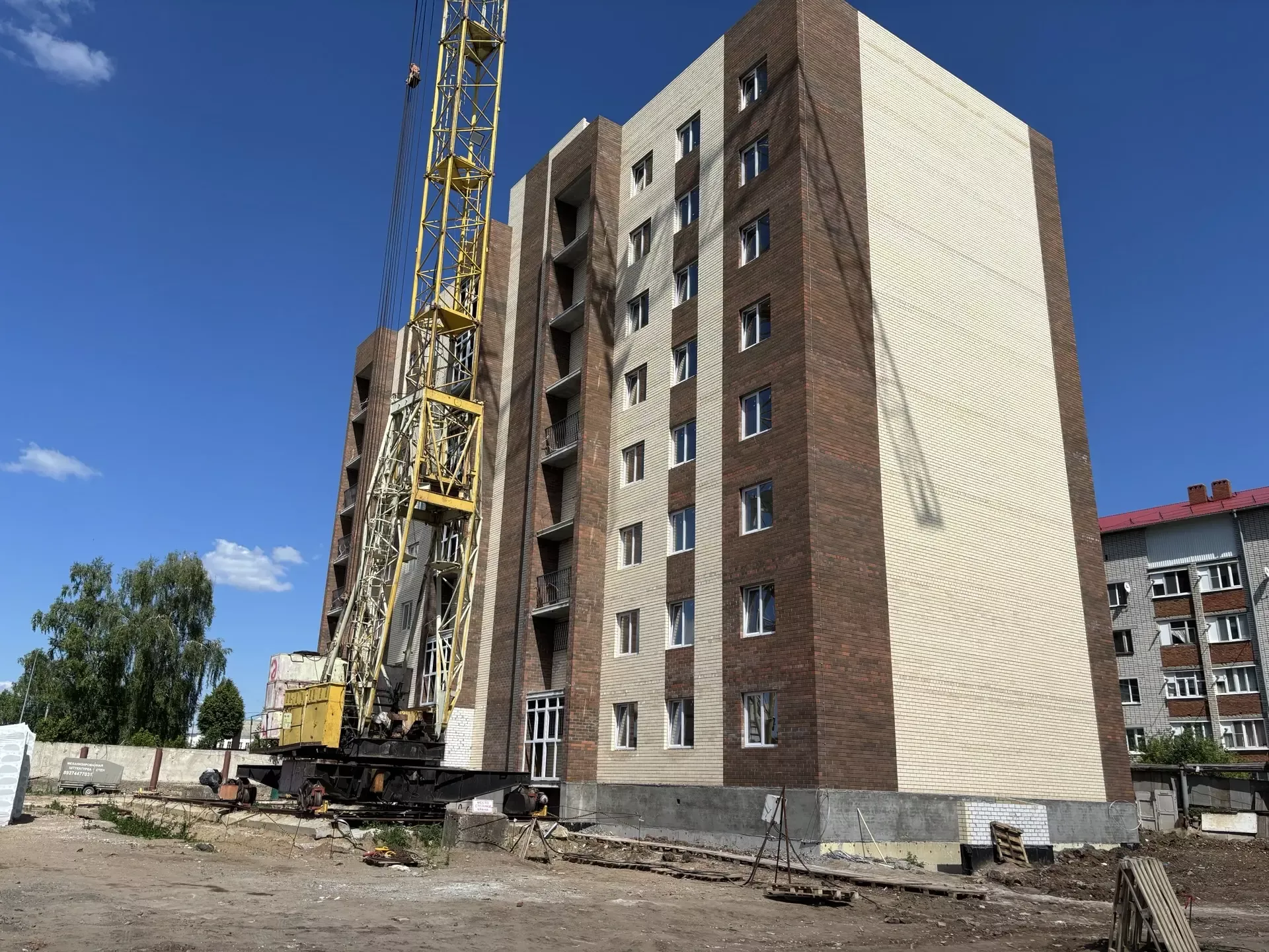 Кукмарада яңа күпфатирлы йорт төзелеше территориясендә корбан чалынды