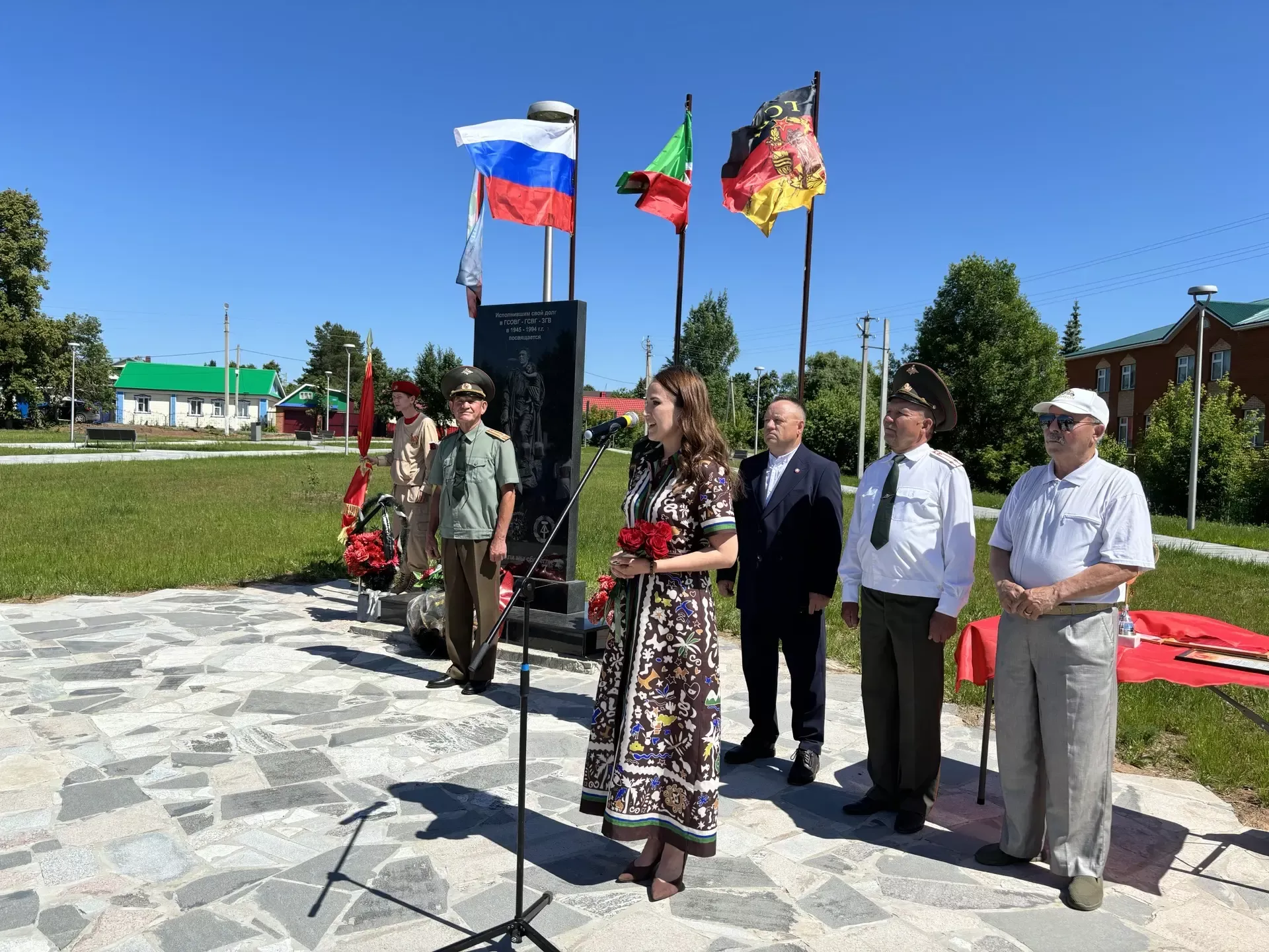 Кукмарада Германиядә хезмәт иткән ветераннар хөрмәтенә митинг узды