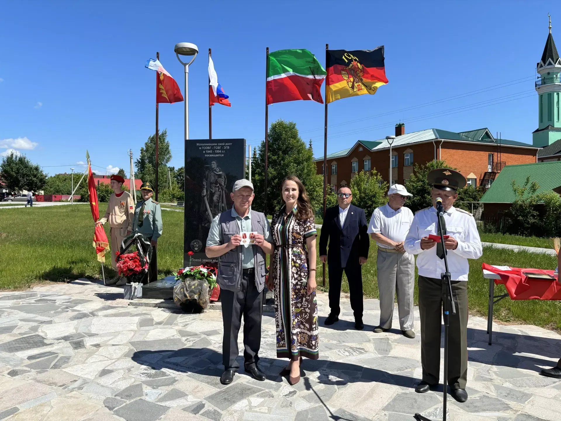 Кукмарада Германиядә хезмәт иткән ветераннар хөрмәтенә митинг узды