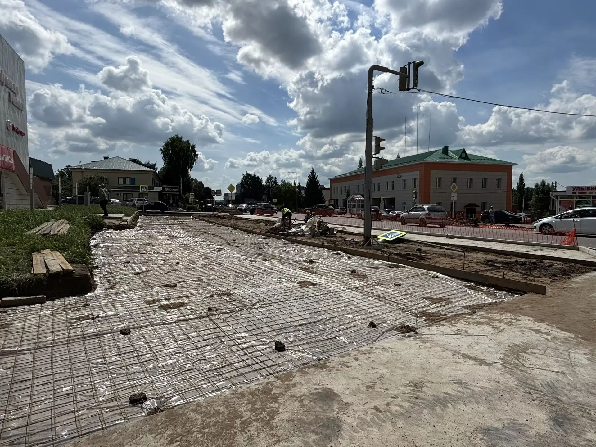 В центре Кукмора идут масштабные работы по благоустройству