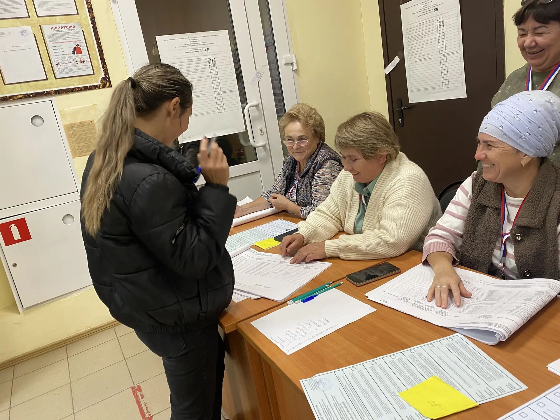 Зур Кукмарадагы 1674нче номерлы сайлау участогында тавыш бирү актив бара