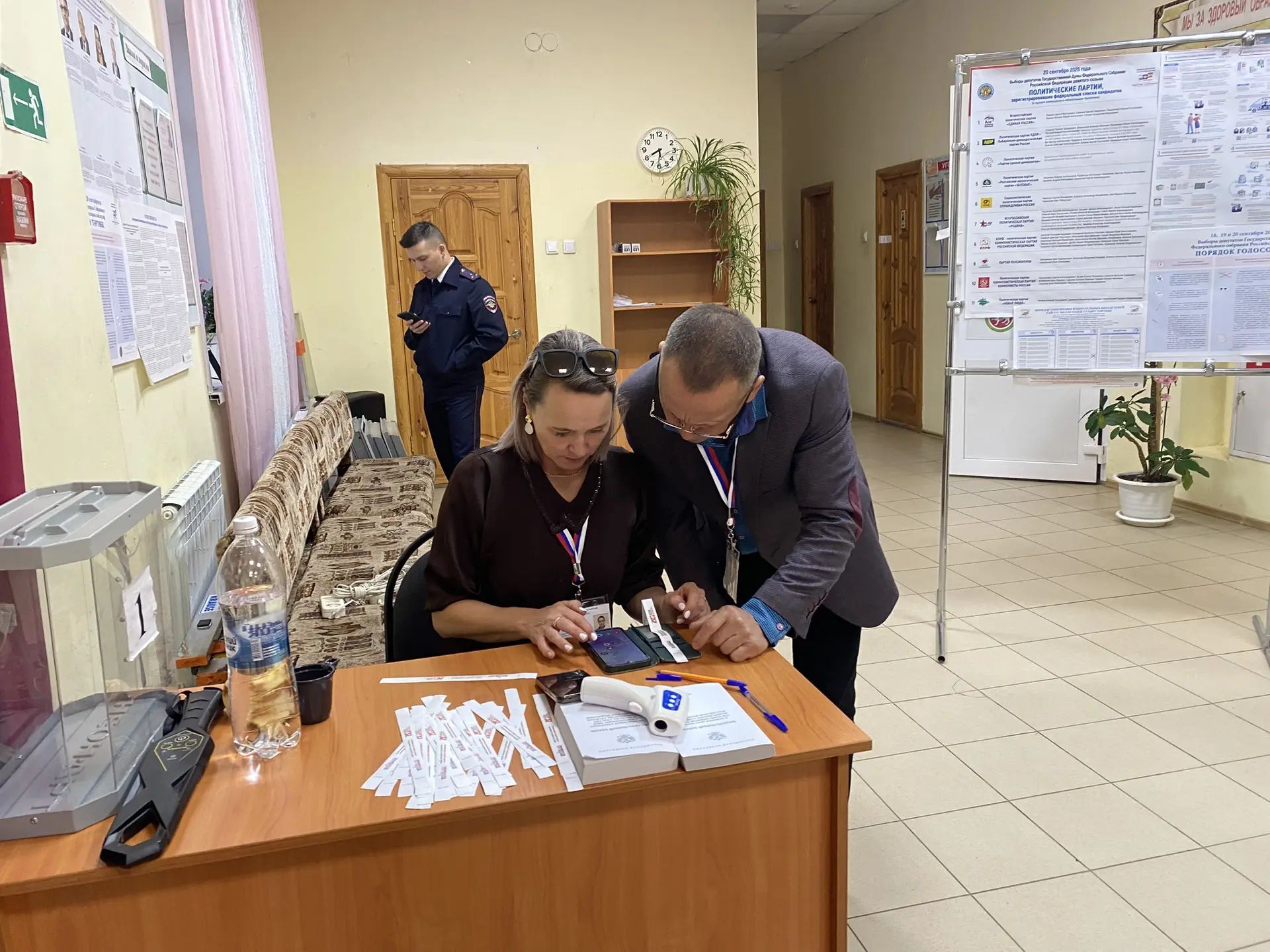 Зур Кукмарадагы 1674нче номерлы сайлау участогында тавыш бирү актив бара