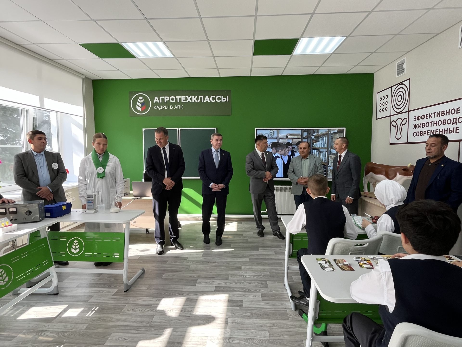Кукмара районында ике мәктәптә агрокласслар ачылды