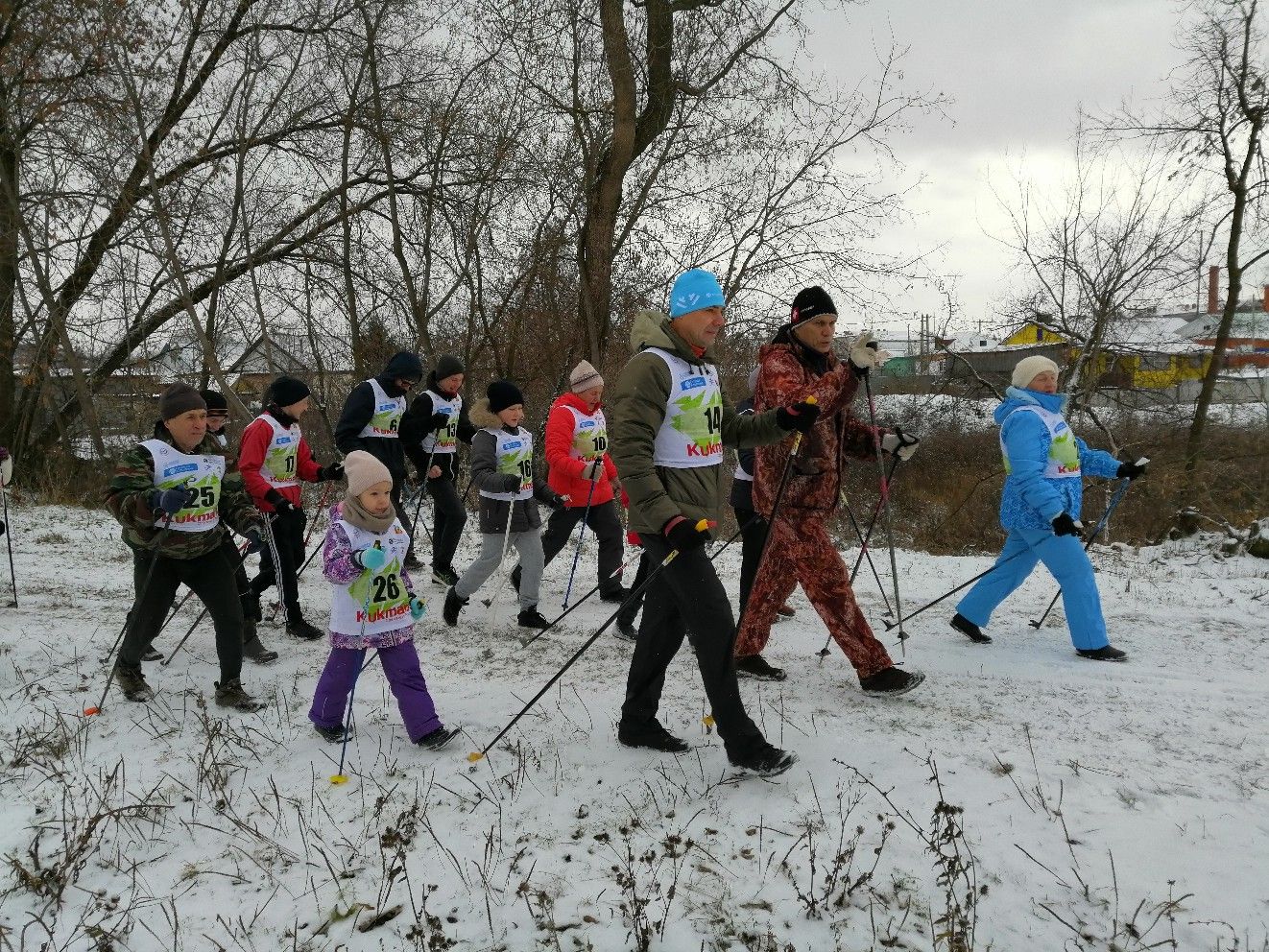 Осенний марш-бросок по скандинавской ходьбе «Кукморский патриот»