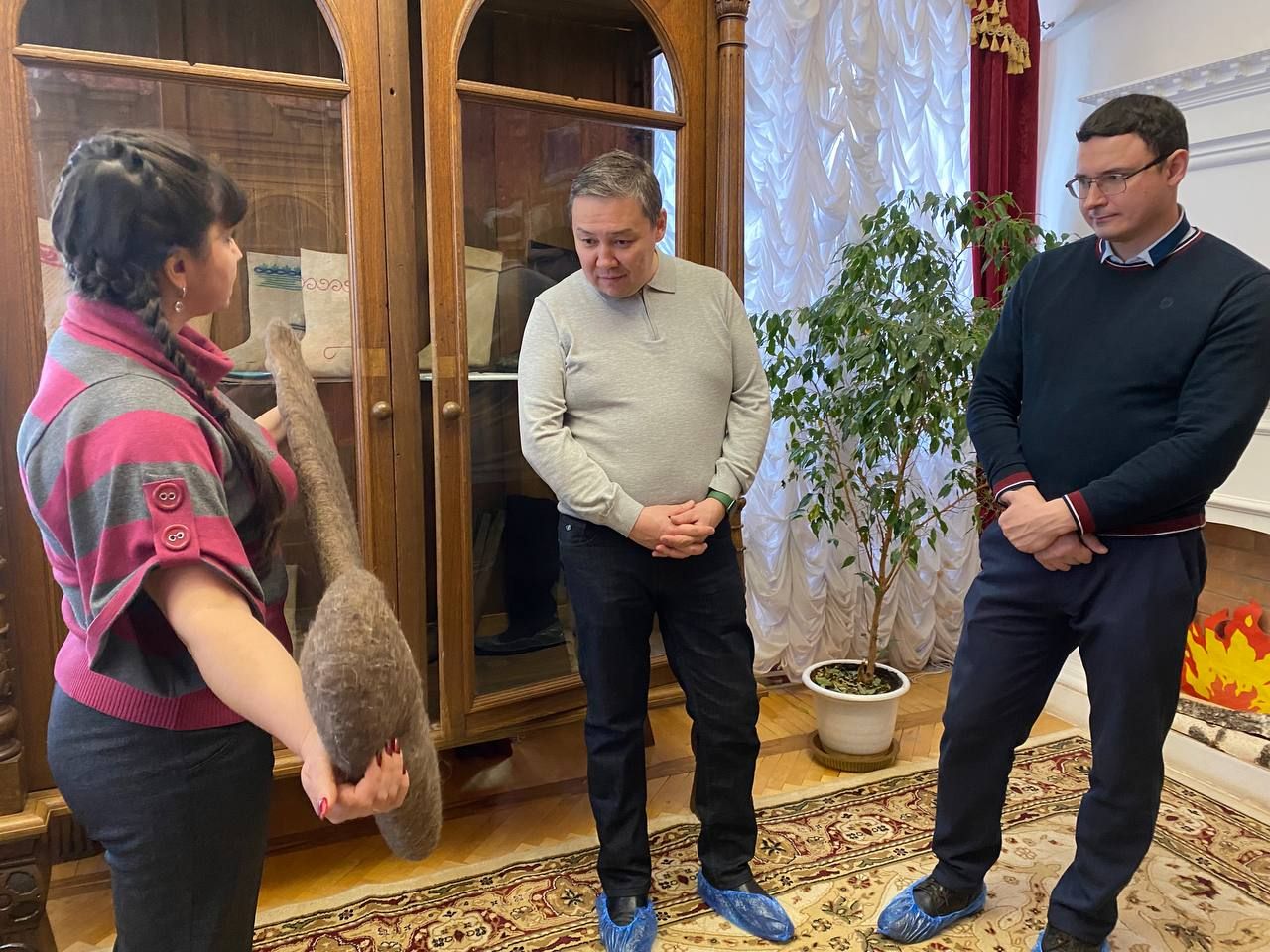 Кукмор посетил советник Посольства Кыргызской Республики в РФ Эрмек Кыштобаев