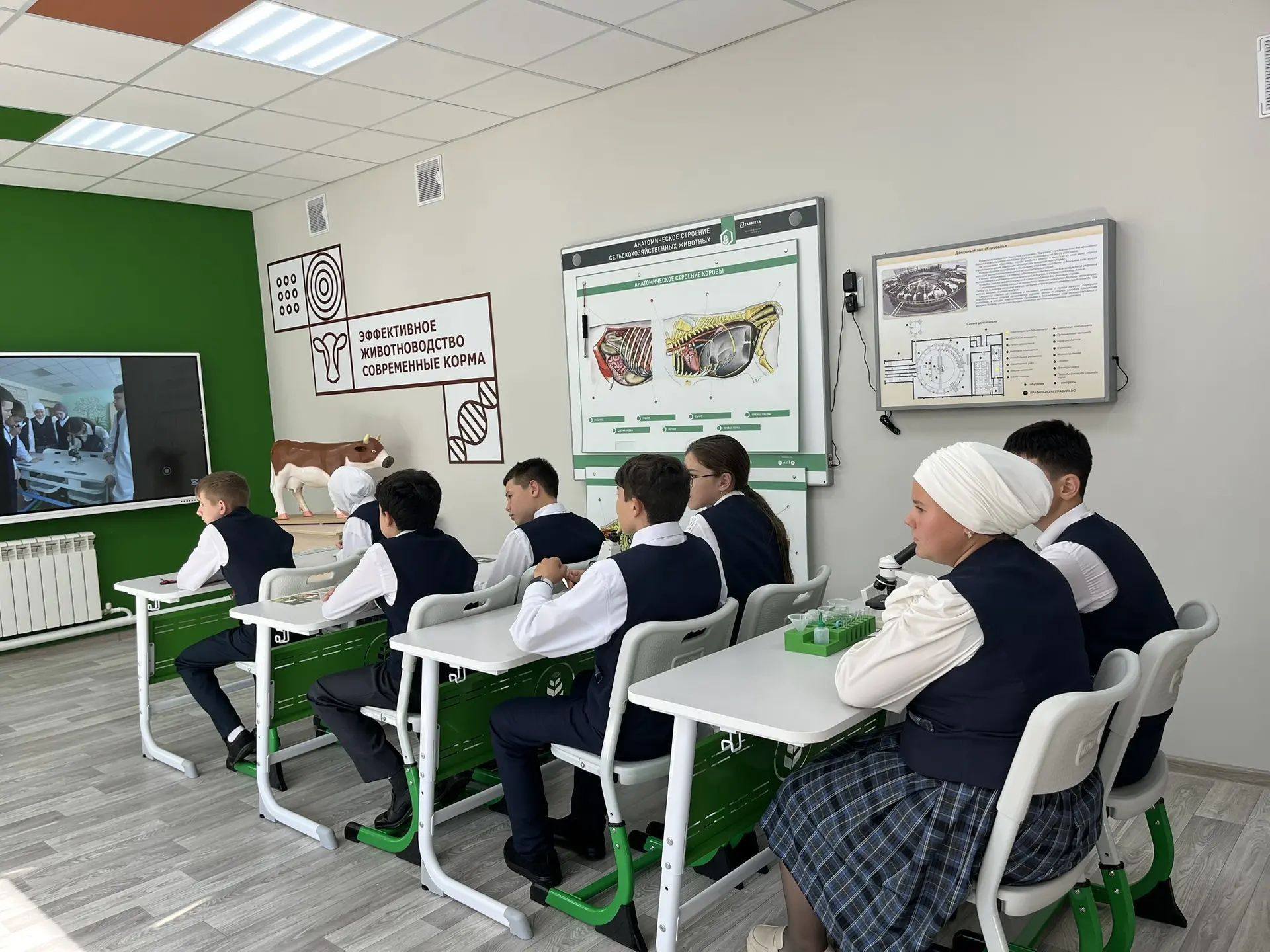 Кукмара районында ике мәктәптә агрокласслар ачылды