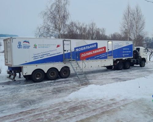 Кукмара районының җиде җирлегендә мобиль поликлиника эшләде