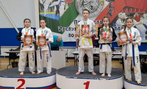 Кукмара спортчылары киокусинкай каратэ буенча республика ярышларында призлы урыннар яулады