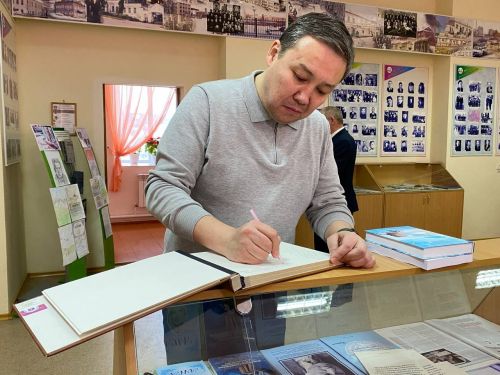 Кукмор посетил советник Посольства Кыргызской Республики в РФ Эрмек Кыштобаев