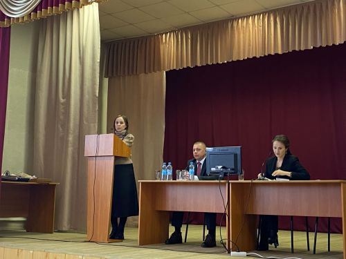 Поч. Кучук җирлегендә хисап җыелышы узды