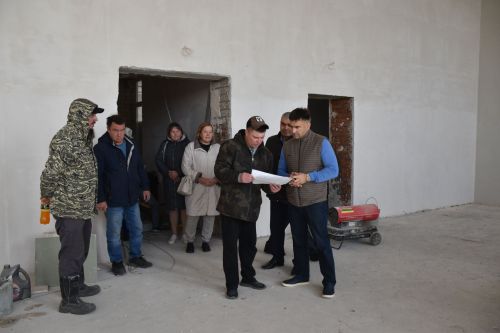 Кукмара районы башлыгы Сергей Димитриев төзелеш-ремонт участокларын карады