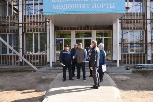 Кукмара районы башлыгы Сергей Димитриев төзелеш-ремонт участокларын карады