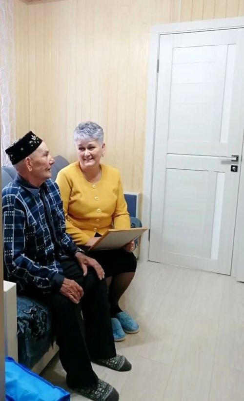 Зур Сәрдек авылында яшәүче Мансур Шәфигуллин  90 яшьлек юбилеен билгеләп үтте