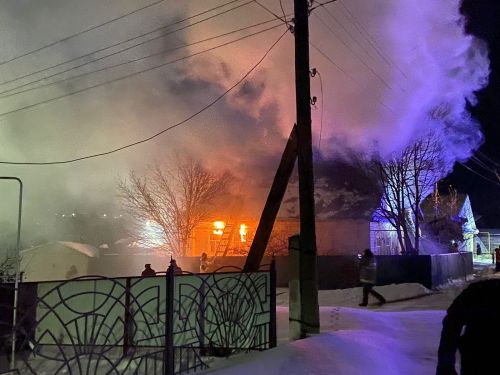 Кукмарада шәхси йорт янган