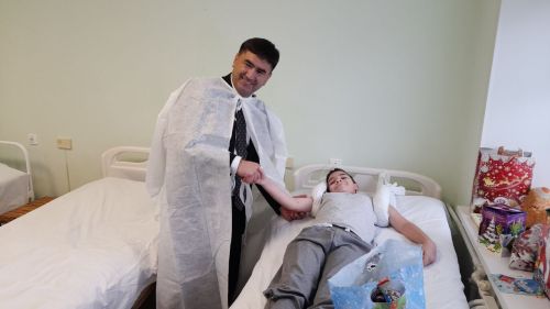 Сергей Димитриев исполнил желания троих юных жителей Кукмора