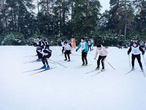 В Лубянском лесотехническом колледже прошли соревнования по лыжным гонкам