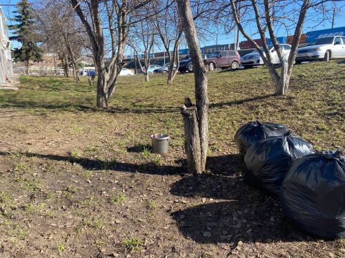Коллектив Кукморской редакции вышел на субботник