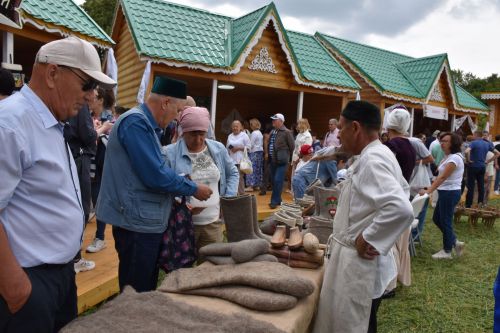 На Сабантуе в Казани представили Кукморское подворье