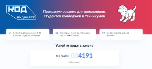 На Госуслугах можно подать заявку на бесплатные курсы программирования