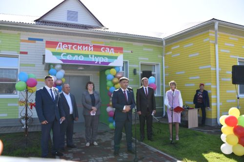 Белем көнендә Кукмара районының Югары Чура авылында балалар бакчасы ачылды