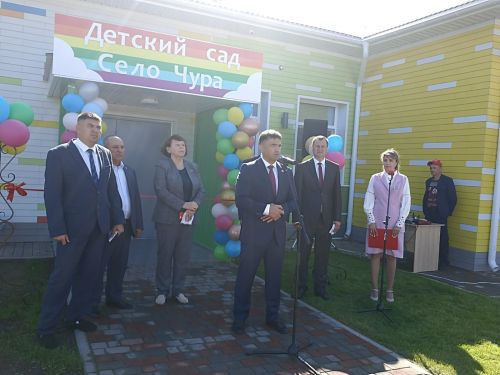 Белем көнендә Кукмара районының Югары Чура авылында балалар бакчасы ачылды