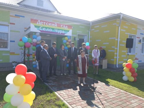Белем көнендә Кукмара районының Югары Чура авылында балалар бакчасы ачылды