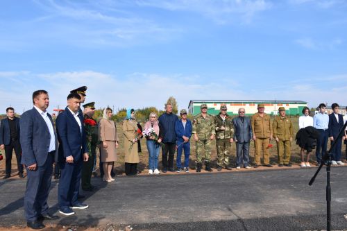В Кукморе открыли «Аллею Славы»