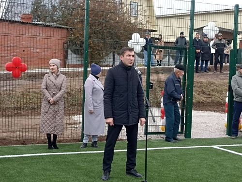 Кукмара районында универсаль спорт мәйданчыклары ачылды