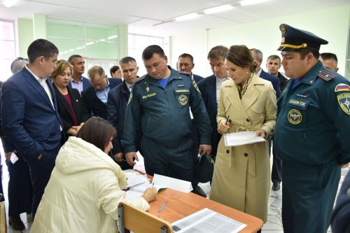 Кукмара районында эвакуация үткәрү буенча тренировка узды