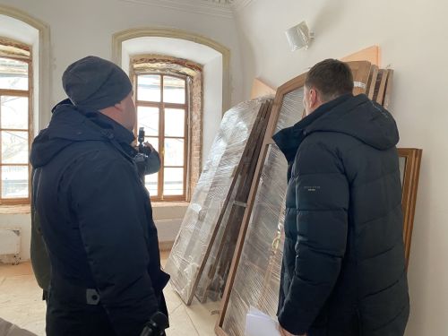Мәчкәрә авылында реставрация эшләре алып барылучы күпьеллык тарихы булган беренче Җәмигъ мәчетенә ярымай куелды