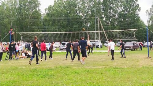 В деревне Чишмабаш прошел  деревне турнир по волейболу